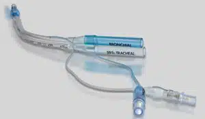 Medical tubes processed with the Metzner KL-BV industrial cutting machine.