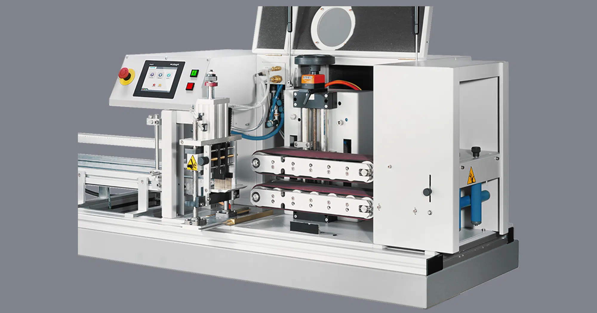 View into the MBS modular cutting machine